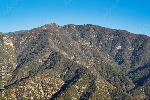 Canvas Print San Gabriel Mountains near Santa Anita Canyon.