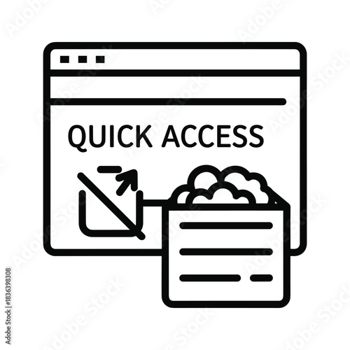 Blocked Quick Access to Cloud Files Icon
