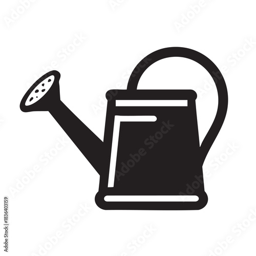 Watering can garden tool for watering plants used in gardening and landscaping outdoors and greenhouse