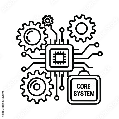 Three triangles with different colors and shading