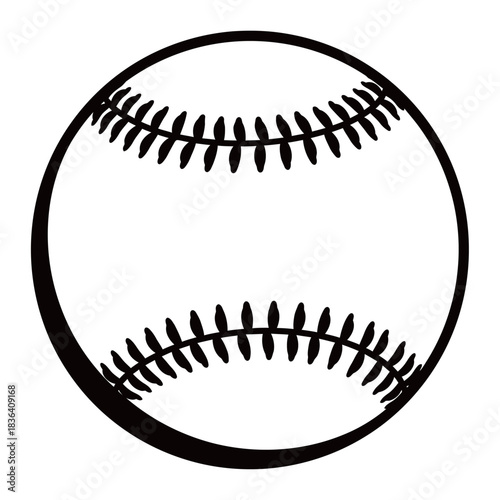 Vector Icon of Sports Balls, including Cricket, Baseball, and Golf, in a High-Contrast Black and White Style, Representing Athletics, Competition, and Digital Design Elements.