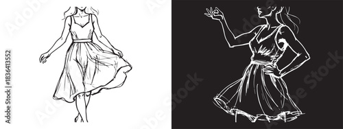 Abstract vector design with geometric shapes and text elements in cmyk and grayscale