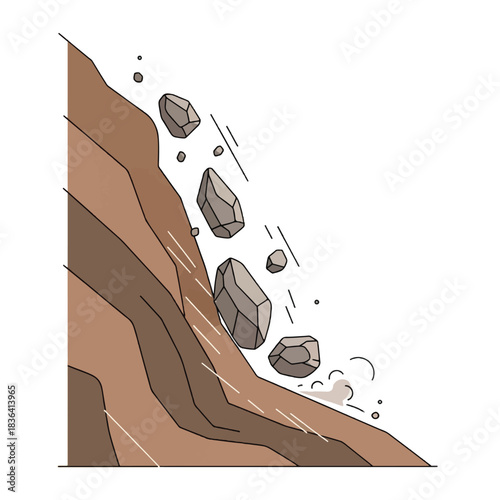 Rocks Falling