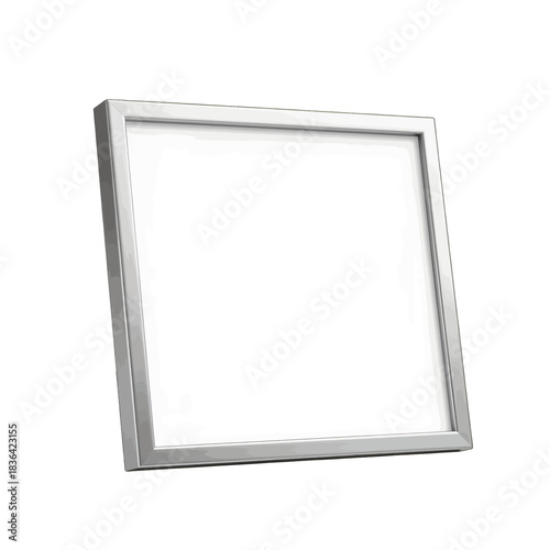 Square LED Panel Light with White Frame