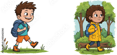 Duck and Goose Waterfowl Silhouettes Set, Flying Bird Vector Wildlife Collection