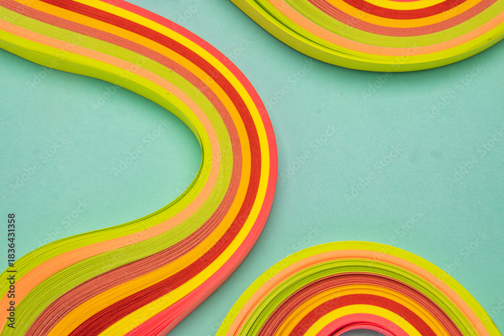 Obraz premium abstract colorful background with circles