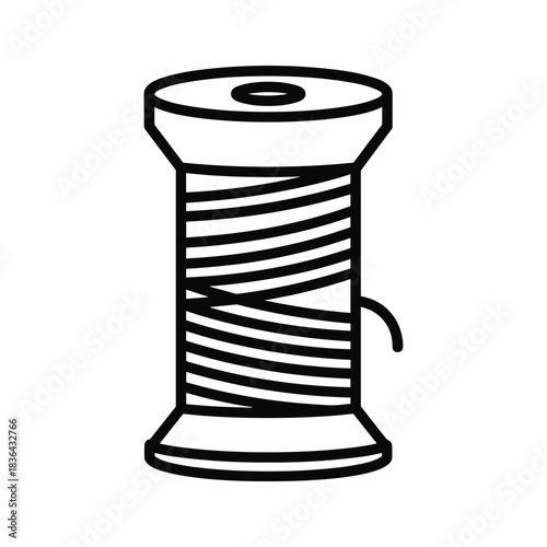 Sewing Thread Spool Outline Icon