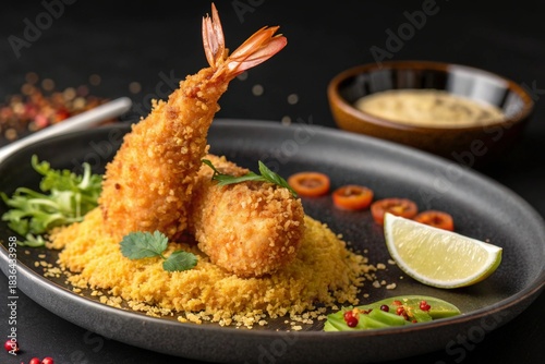 Crispy Bengali Prawn Cutlet – Golden Fried Seafood Snack Photo