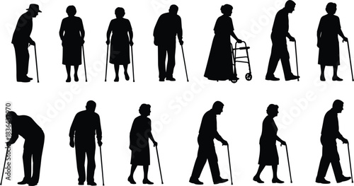 Black silhouette of a man proposing on one knee to a woman, surrounded by an excited crowd with hands raised, symbolizing marriage, celebration, wedding, and special public events.