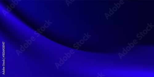 Abstract blue wave background with minimal round shape. Fabric texture background concept.