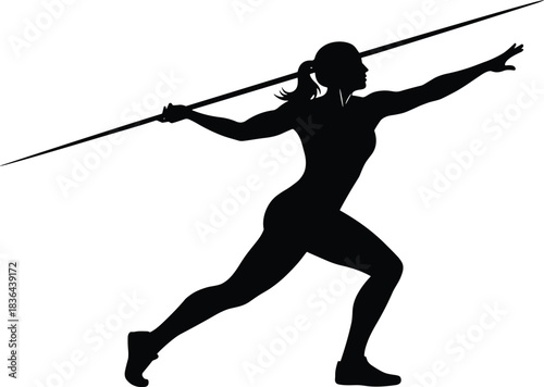 Collection of nine slim black female silhouettes in various sensual and fashionable posing stances, isolated on a white background, perfect for use in glamour, beauty, and nightclub marketing designs.