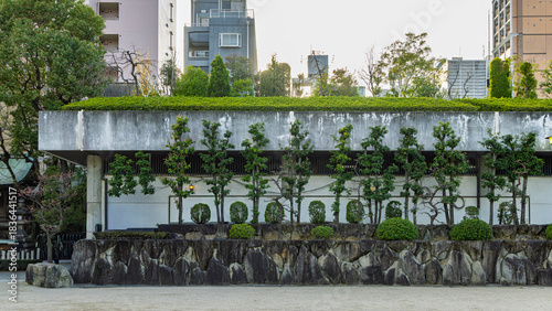 Valokuva Urban greening of Osaka, Japan