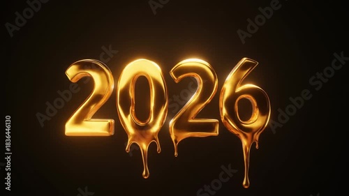 Marble to Mercury Morphing 2026 Animation newyear