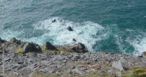 Exploring the cliffs and ocean views in the Kerry region of Ireland during daytime adventures