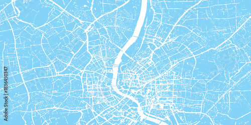 Modern geographical concept blue world map design with abstract geography concept abstract lines showing various areas , minimal continents, clean global navigation background.