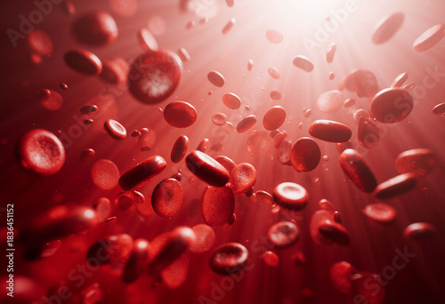 red blood cells render