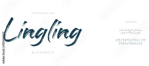 Creative simple modern urban alphabet font. 