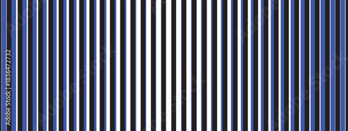 Abstract vertical blue, white, and black stripes seamless pattern