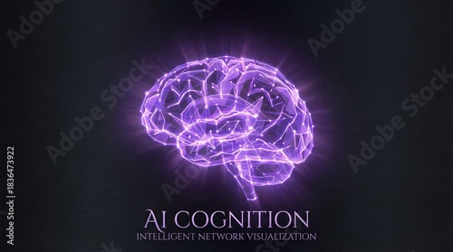 Minimal neural grid visualization with a clean purple glow. Designed with negative space for text placement, ideal for AI startups, tech branding, and intelligent digital marketing use.