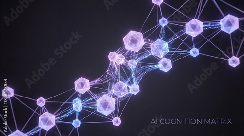 Minimal neural grid visualization with a clean purple glow. Designed with negative space for text placement, ideal for AI startups, tech branding, and intelligent digital marketing use.