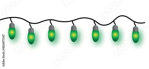 Light bulb vector design.festive string garland. decorative colorful bulb. party light bulb. bright decorative garland with rainbow light bulbs. png and vector on transparent background