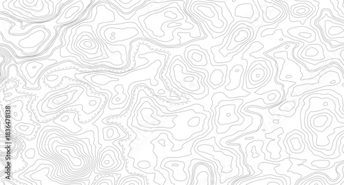 Abstract topographic contours map background. Abstract wave paper curved reliefs background.