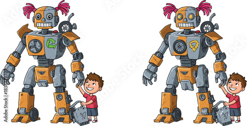 Kind Children Helping Elderly Woman Cross Road, Assisting Senior Lady at Crosswalk