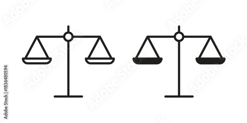 Scale icon designs collection for mobile, ui, web.