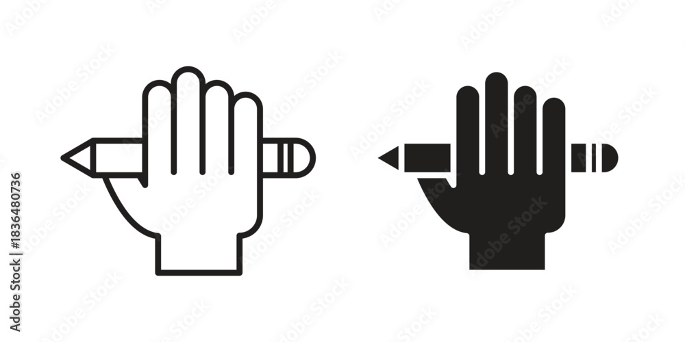 Fototapeta premium Self expression icon designs collection for mobile, ui, web.