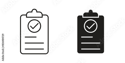 Result icon symbol. Vector EPS 10. line and glyph icon
