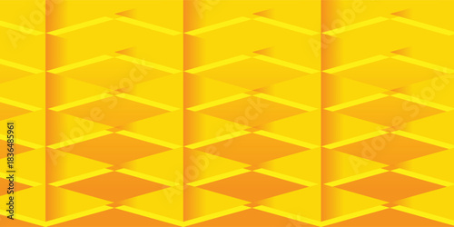 Yellow Grid Mosaic Background, Creative Design Templates. eps10