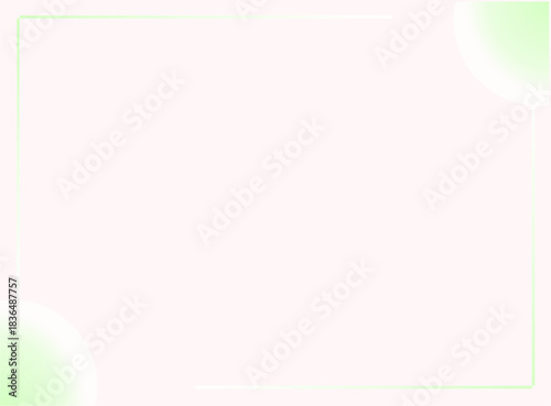 green pink white background