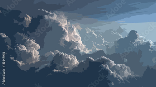 Cloudscape illustration
