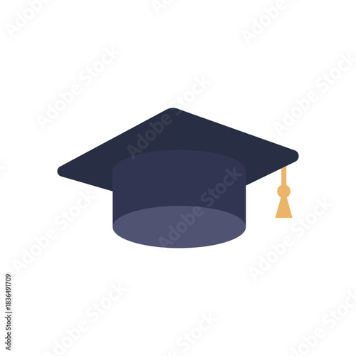 graduation cap icon vector design template