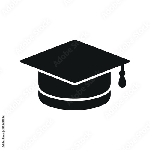 graduation cap icon vector design template