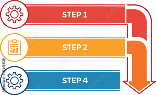 Infographics Pipeline Diagram Design. Linear Pipeline Infographic Illustration. Modern Pipeline Infographic Layout. Business Pipeline Infographics Template. Workflow Pipeline Infographic Design