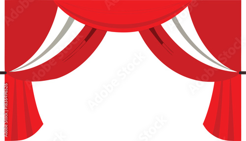 Christmas lights isolated, festive string of colorful holiday lights, Christmas decoration lights seamless design elements, glowing lights set for greeting card design, bright garlands - vector
