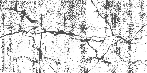 Old grunge textured cracked wall vintage art background