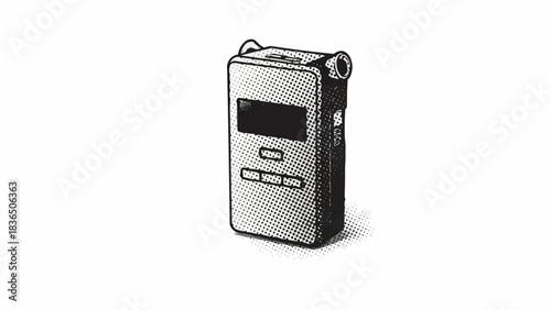 Small Portable Digital Voice Recorder Device.
