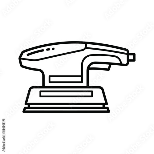 Orbital Sander Power Tool Line Art Icon