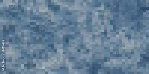 Mozaic pixel art gradient grey and other multi color squares abstract for background. modern