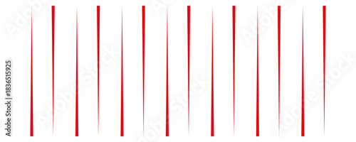 Grunge red strike through and underline elements. Set of hand drawn red pencil lines and strokes. Doodle vector graphic elements. Typography ink brush lines. Crosses and curved strokes.