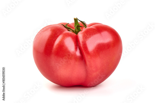 Heirloom Tomato, Isolated on White Background