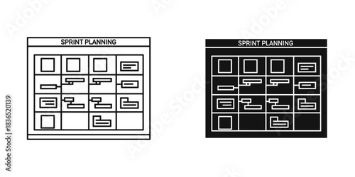 Streamlined sprint planning board helps teams visualize workflows and achieve project goals, enhancing collaboration and efficiency for agile project management