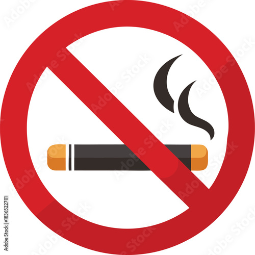 no smoking stop cigarette warning sign