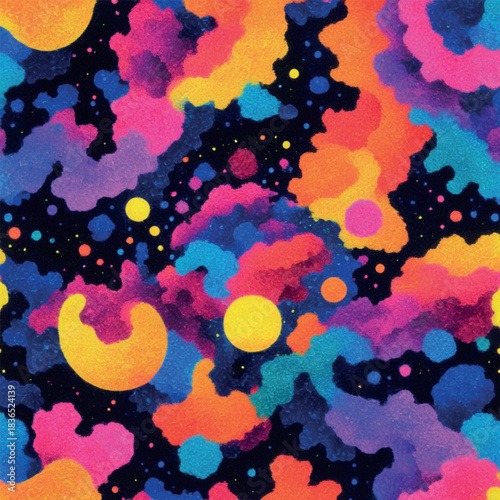 Chromatic Awakening: Burst of Creative Energy