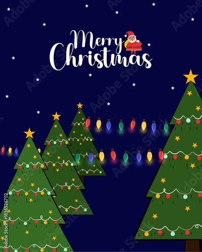 The Christmas is round the corner with Santa giving gifts for new year 