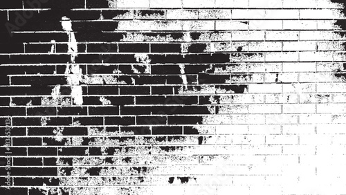 Concrete black and white background