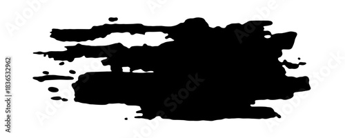 Texture of a paint brush