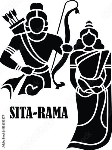 Jay Shree Rama with mata Sita
